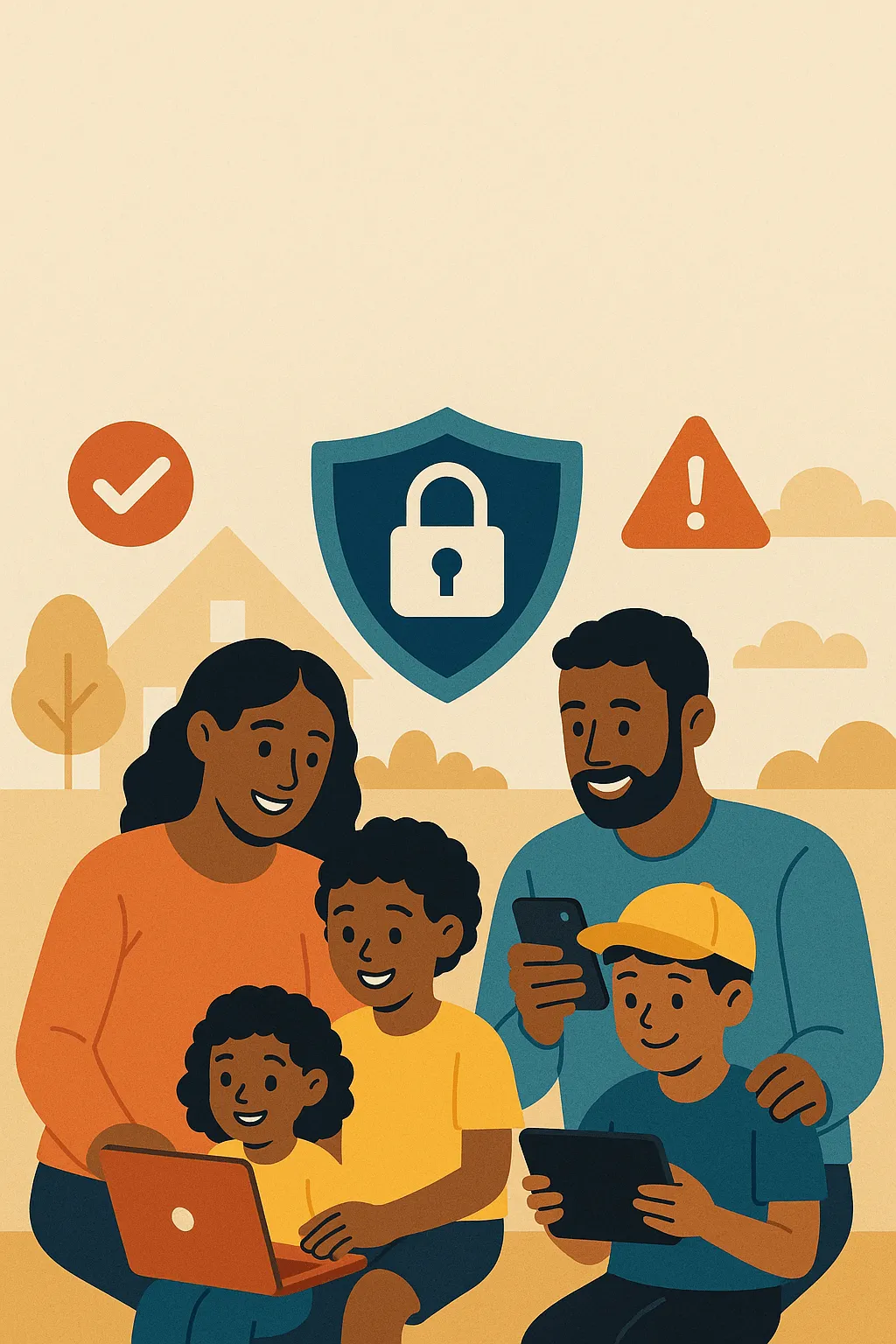 Online-Sicherheit für Familien: Tipps für zu Hause und unterwegs