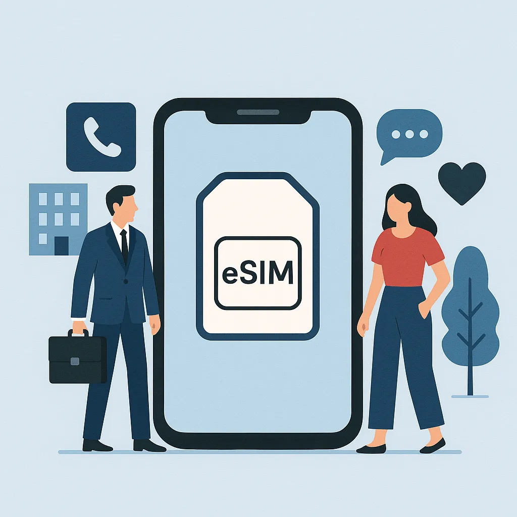 Dual-SIM war gestern: Wie du mit der eSIM Beruf und Privatleben easy trennst