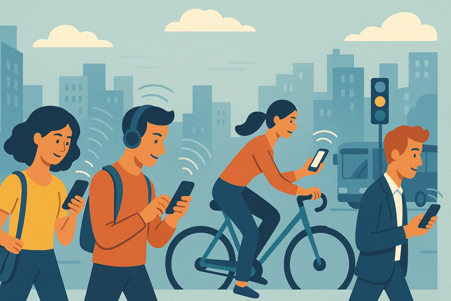 Immer verbunden: das Leben wird immer schneller und mobiler