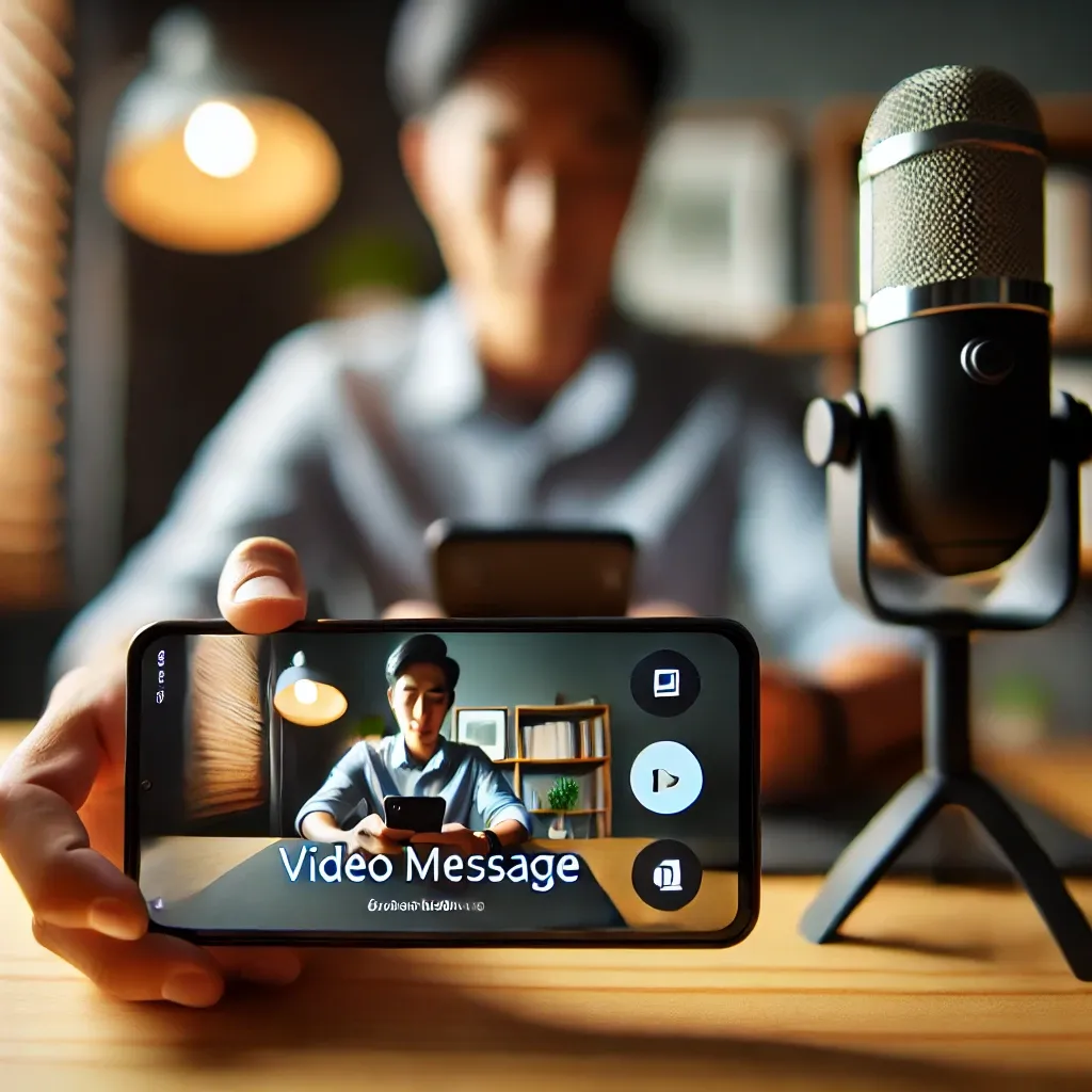 Videonachricht aufnehmen und versenden – So geht’s