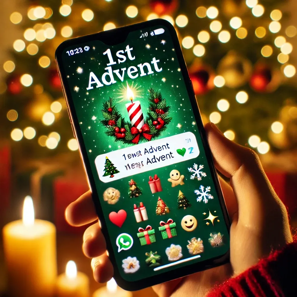 WhatsApp Adventsgrüße zum 1. Advent – So verschickst du festliche Grüße