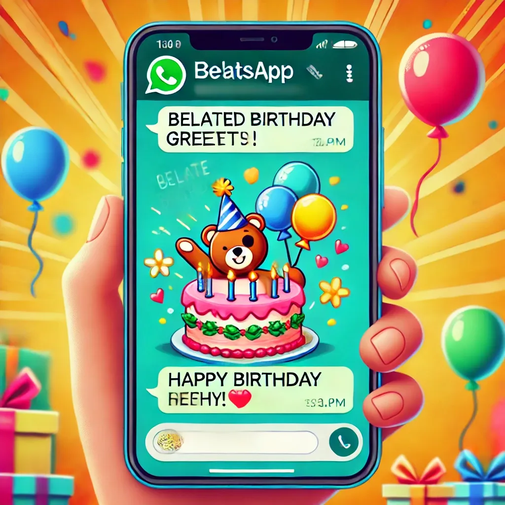 Nachträglich Alles Gute: Stilvolle Geburtstagswünsche via WhatsApp