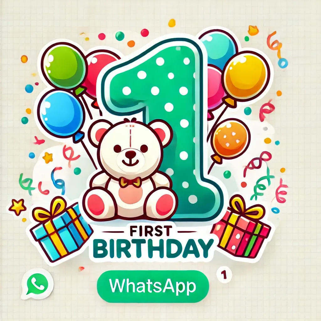 Glückwünsche zum 1. Geburtstag: Sprüche und kreative Ideen für WhatsApp