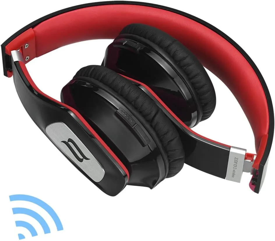 Noontec Zoro 2 On-Ear Kopfhörer in schwarz-rot