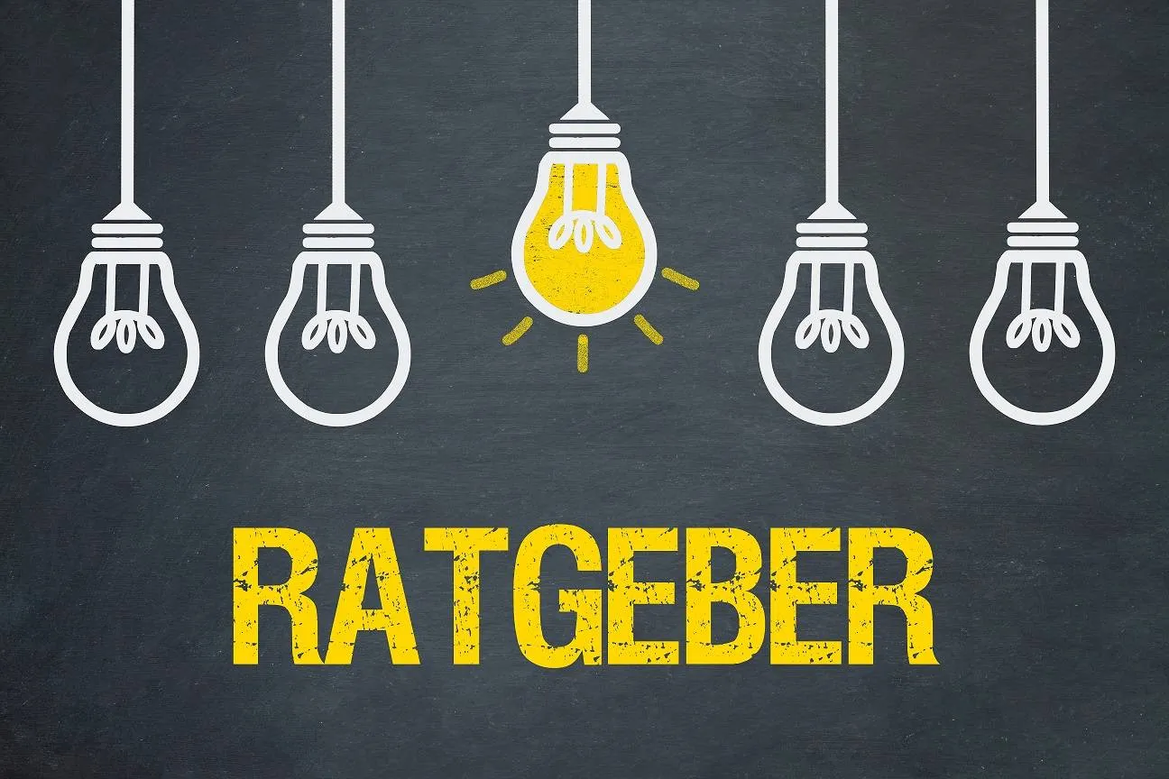 Ratgeber Schriftzug